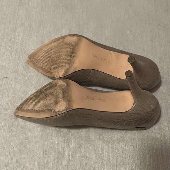 Calvin Klein Kimberly Pointed Toe Nude Heels - Picture 6 of 6